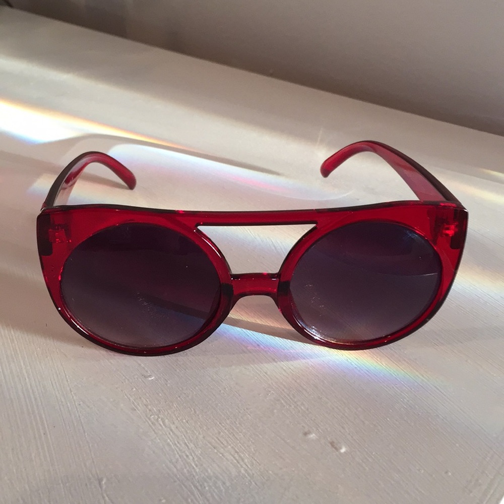 Red Fashion Sunglasses Unique