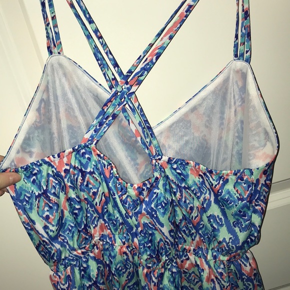 Pretty Patterned Strappy Dress - Picture 3 of 6