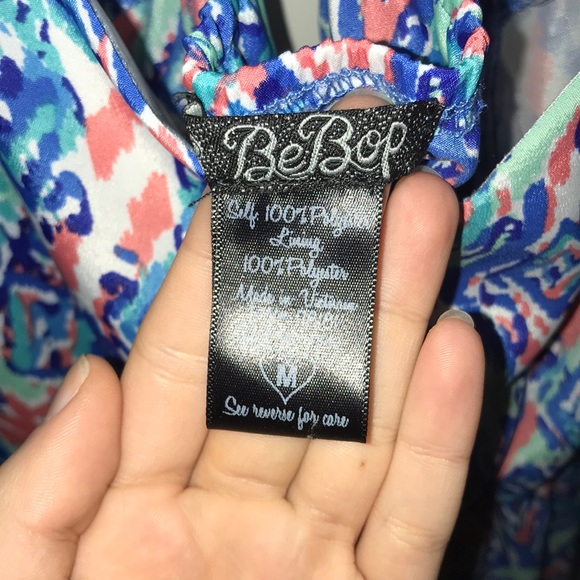 Pretty Patterned Strappy Dress - Picture 5 of 6