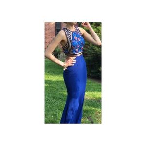 Royal blue prom dress / gown