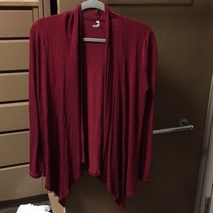 Red cardigan size m