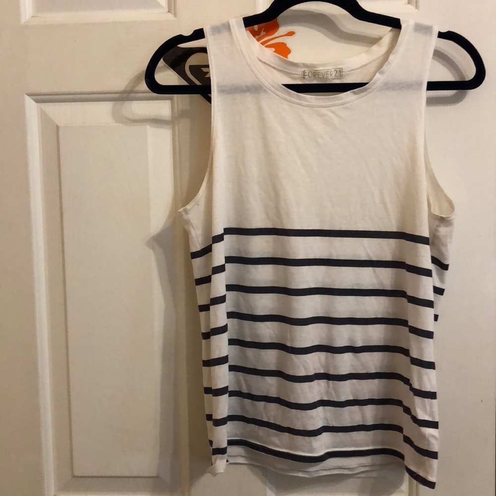 Striped Muscle Tank