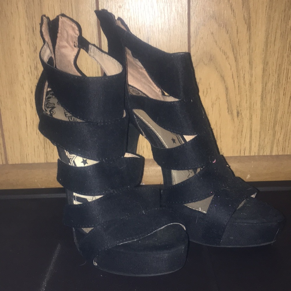Brash Black Heels