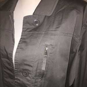 🔴 Sigrid Olsen Studio Dark Gray Jacket