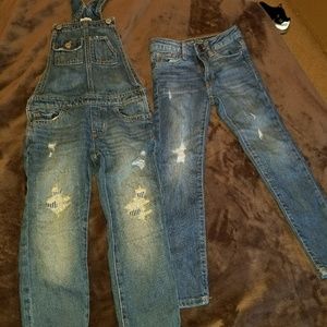 Gap Jeans and overalls great condition