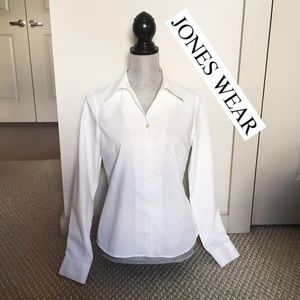 Jones Wear white button down