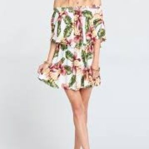 Show Me Your Mumu Casita Dress Aloha Blooms XS NWT