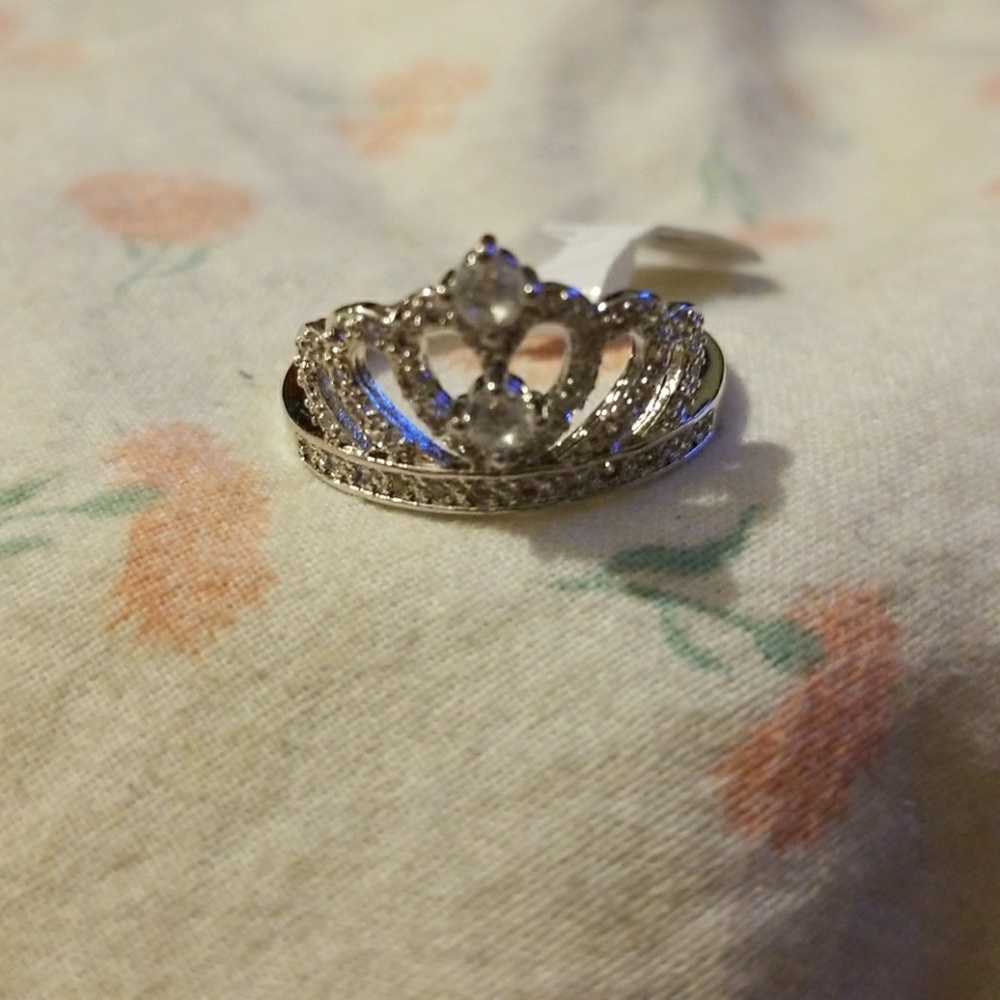 Sterling Silver Crown Ring