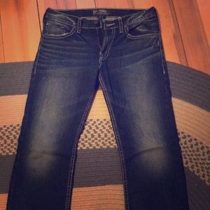 Men’s silver jeans