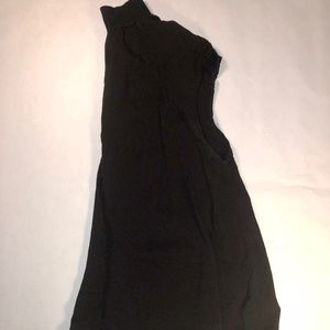 Silence + Noise Black Cap Sleeve Tee