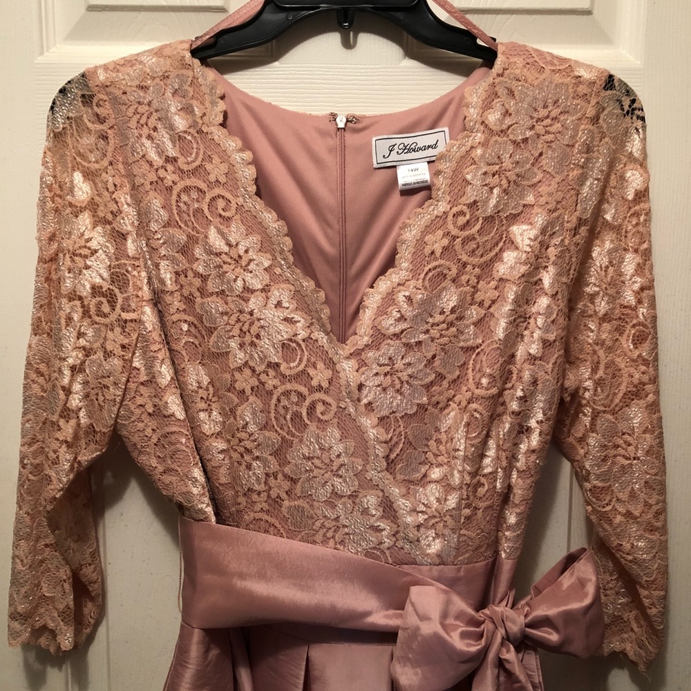 J. Howard pink lace dress