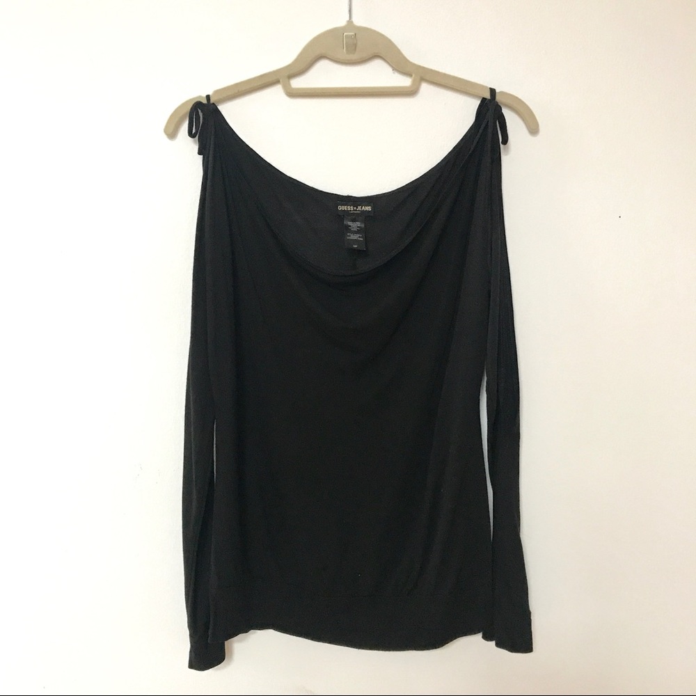 GUESS Cold Shoulder Blouse