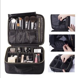 ROWNYEON Mini Makeup Train Case/Travel Makeup Case