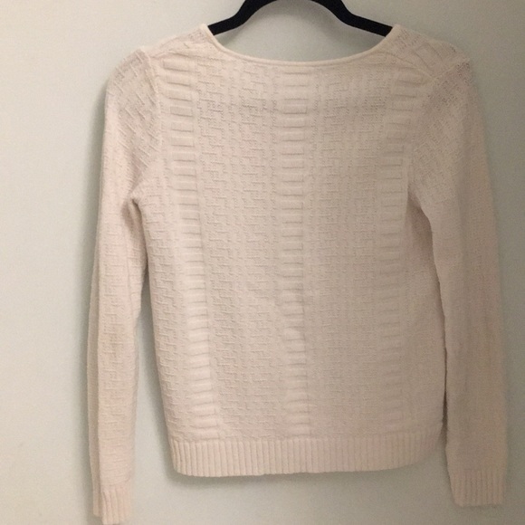 White sweater (Belk) - Picture 2 of 2