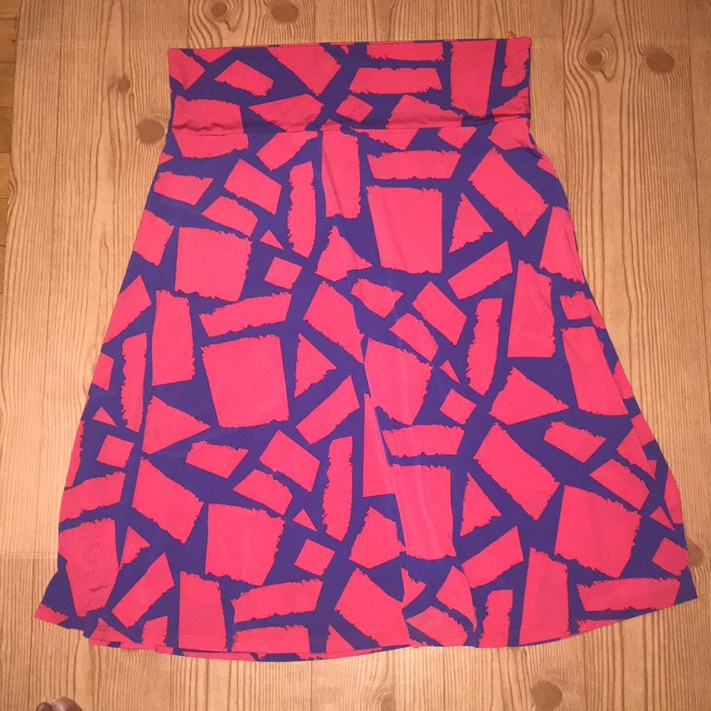 LuLaRoe Women’s Azure Skirt XL