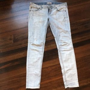 Free people distressed skinny jean!