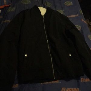 Black Bomber Jacket