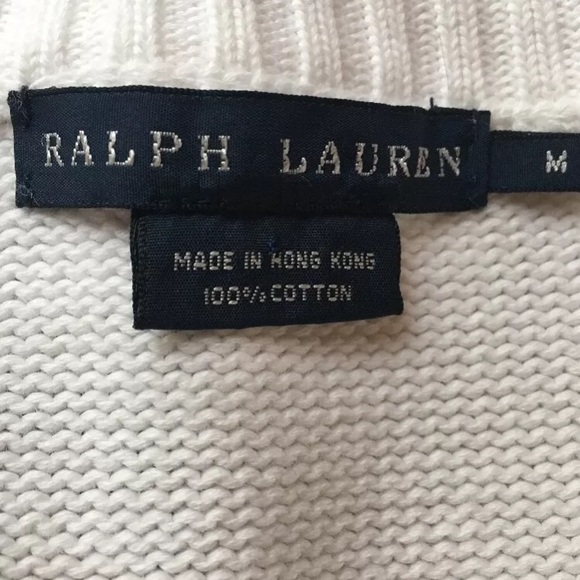 Ralph Lauren Zip Up Sweater Size M - Picture 6 of 6