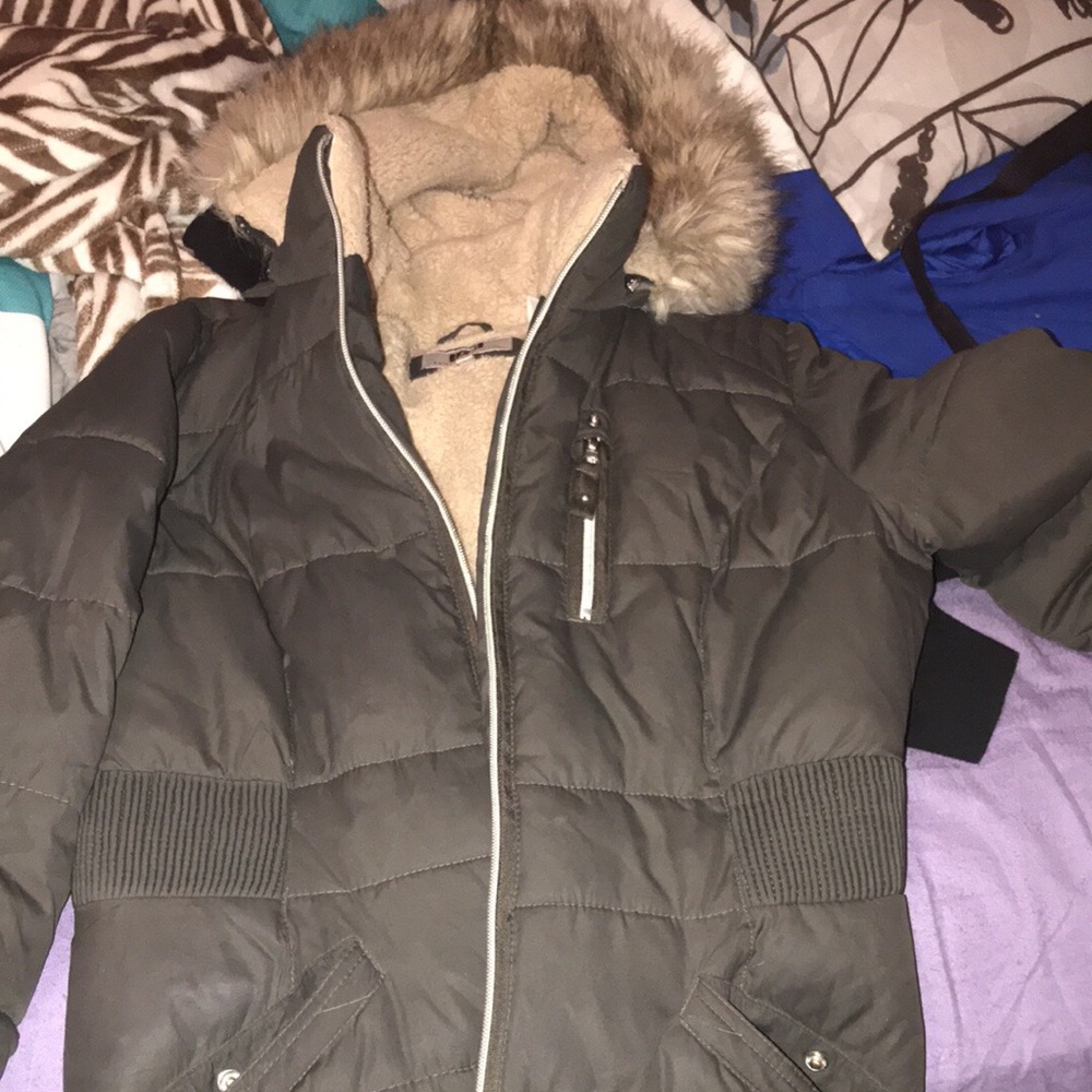 Laundry By Design Winter coat size M olive green