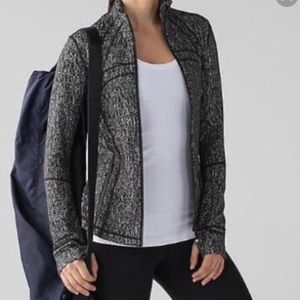 Lululemon Define Jacket gray/black pattern sz 6