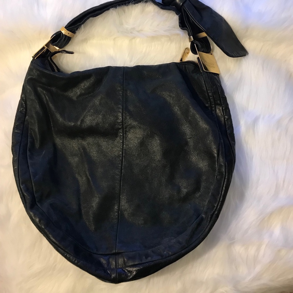 Badgley Mischka Carina Leather Hobo - Picture 2 of 8