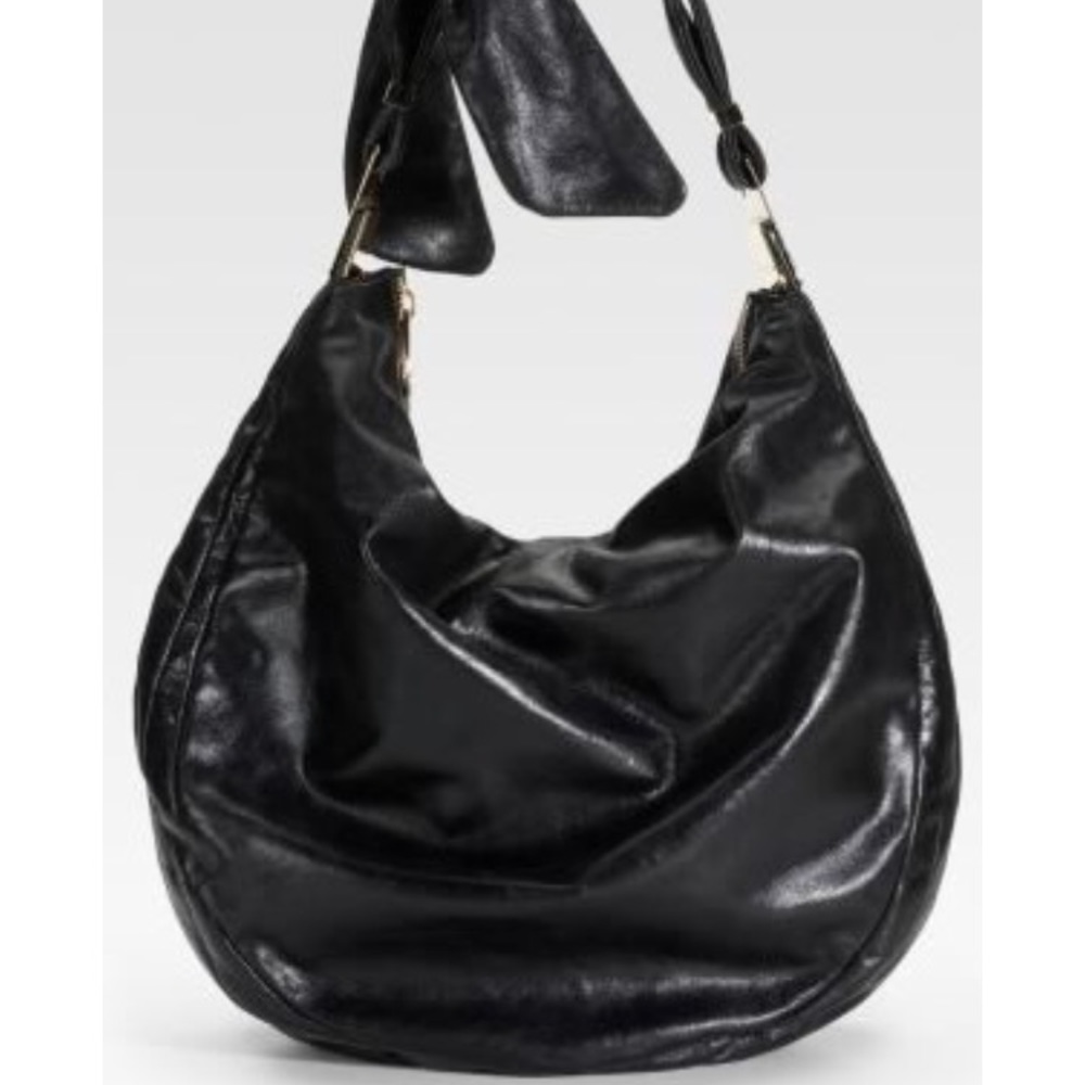 Badgley Mischka Carina Leather Hobo