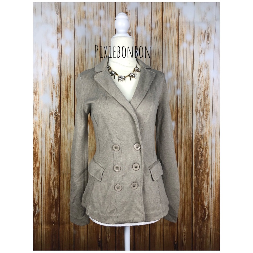 Fitted Neutral Armani Blazer