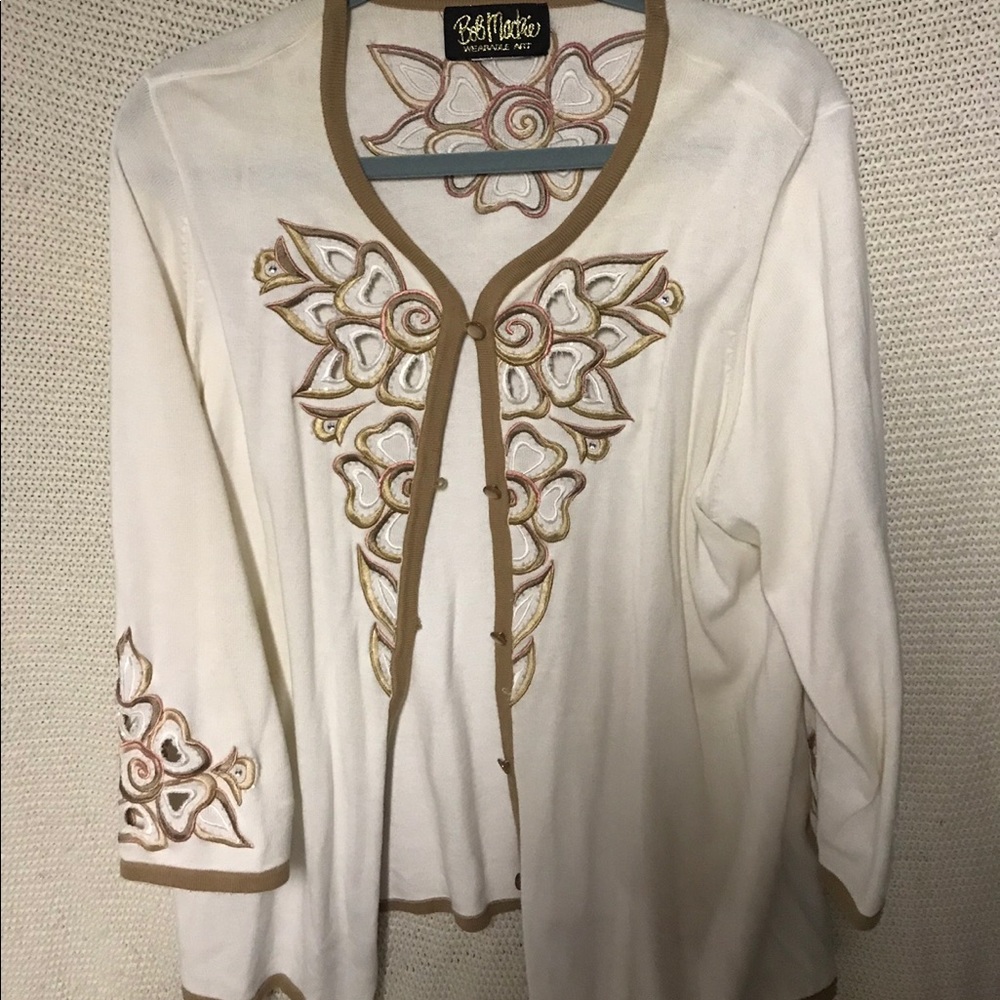 Bob Mackie cardigan