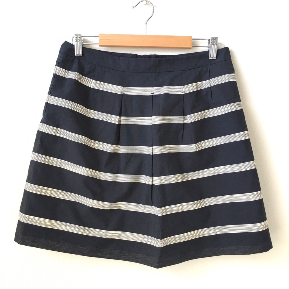Navy striped skirt | LOFT