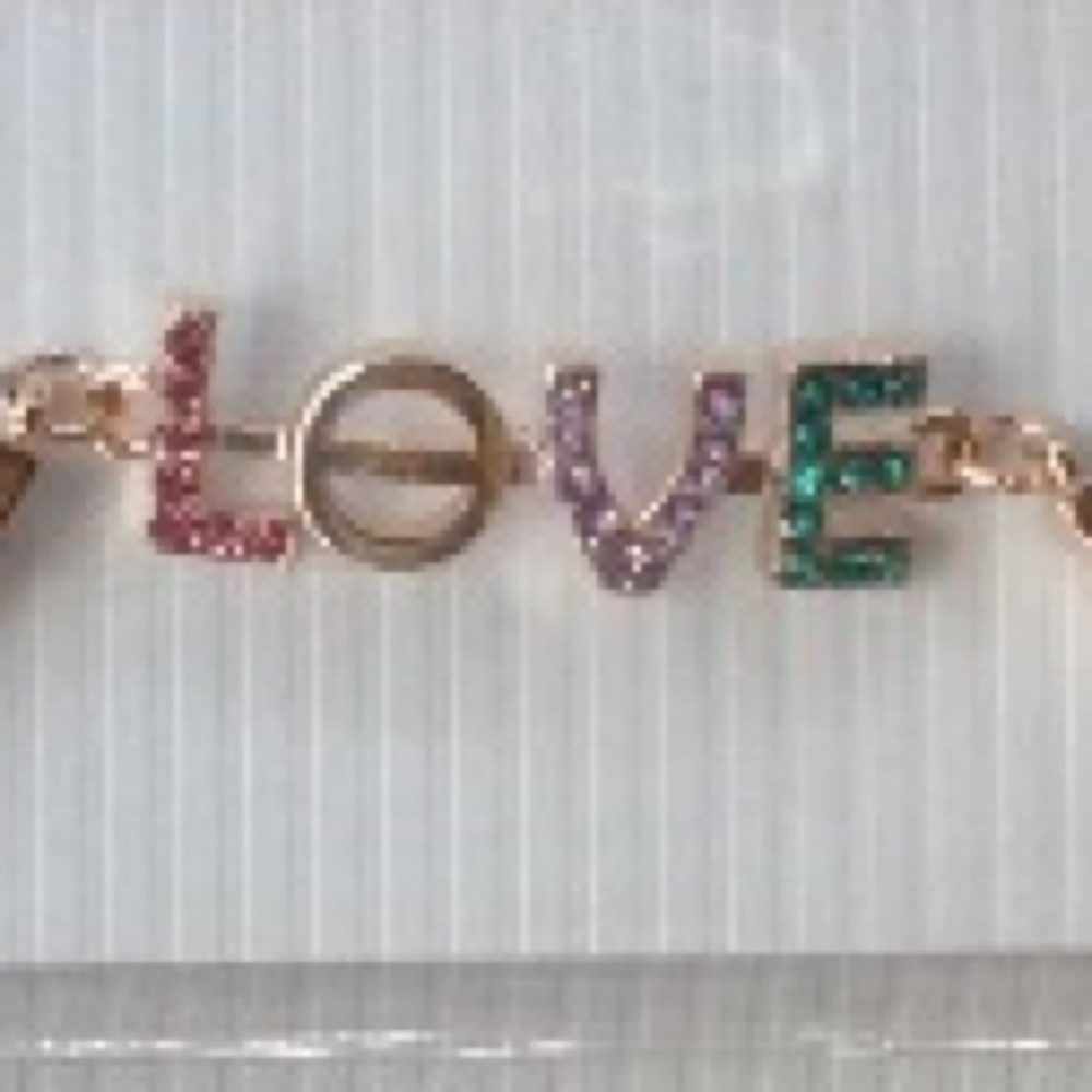 LOVE Bracelet with leather cord