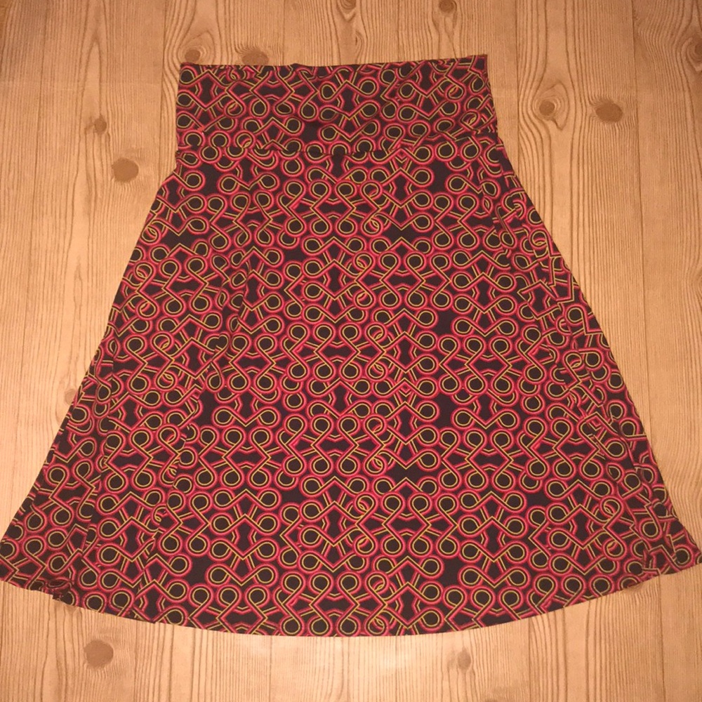 LuLaRoe Women’s Azure Skirt XL