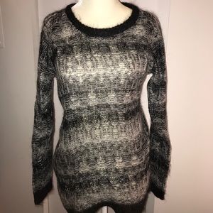 IRO silver and black sweater Sz 40 (US 8)