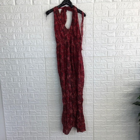 R20 silky Way plunging jumpsuit - Picture 4 of 5