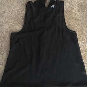 Black Tank with Bow detail
