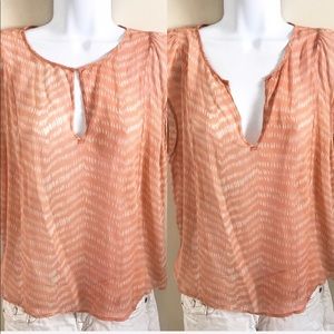 Madewell Broadway & Broome striped silk blouse