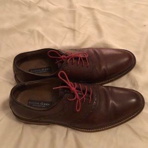 Aston Grey Saddle Dress Shoe - 11