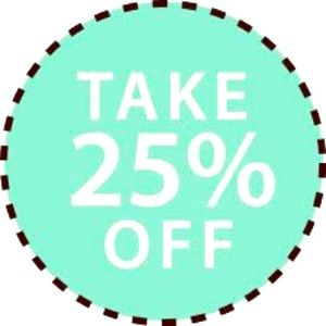 Bundle and take 25% - Accepting Offers