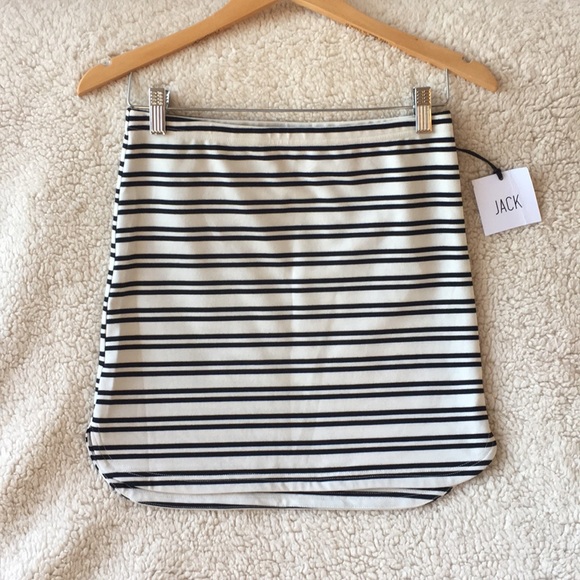 JACK by B.B. Dakota Striped Skirt - Picture 1 of 4