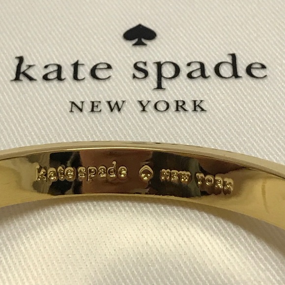 Kate Spade Mahogany Hinged Leather Bangle - Picture 5 of 8