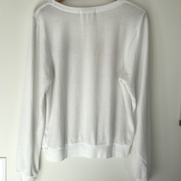 SOLD Wildfox HAPPY Baggy Beach Jumper Sweatshirt - Picture 6 of 8