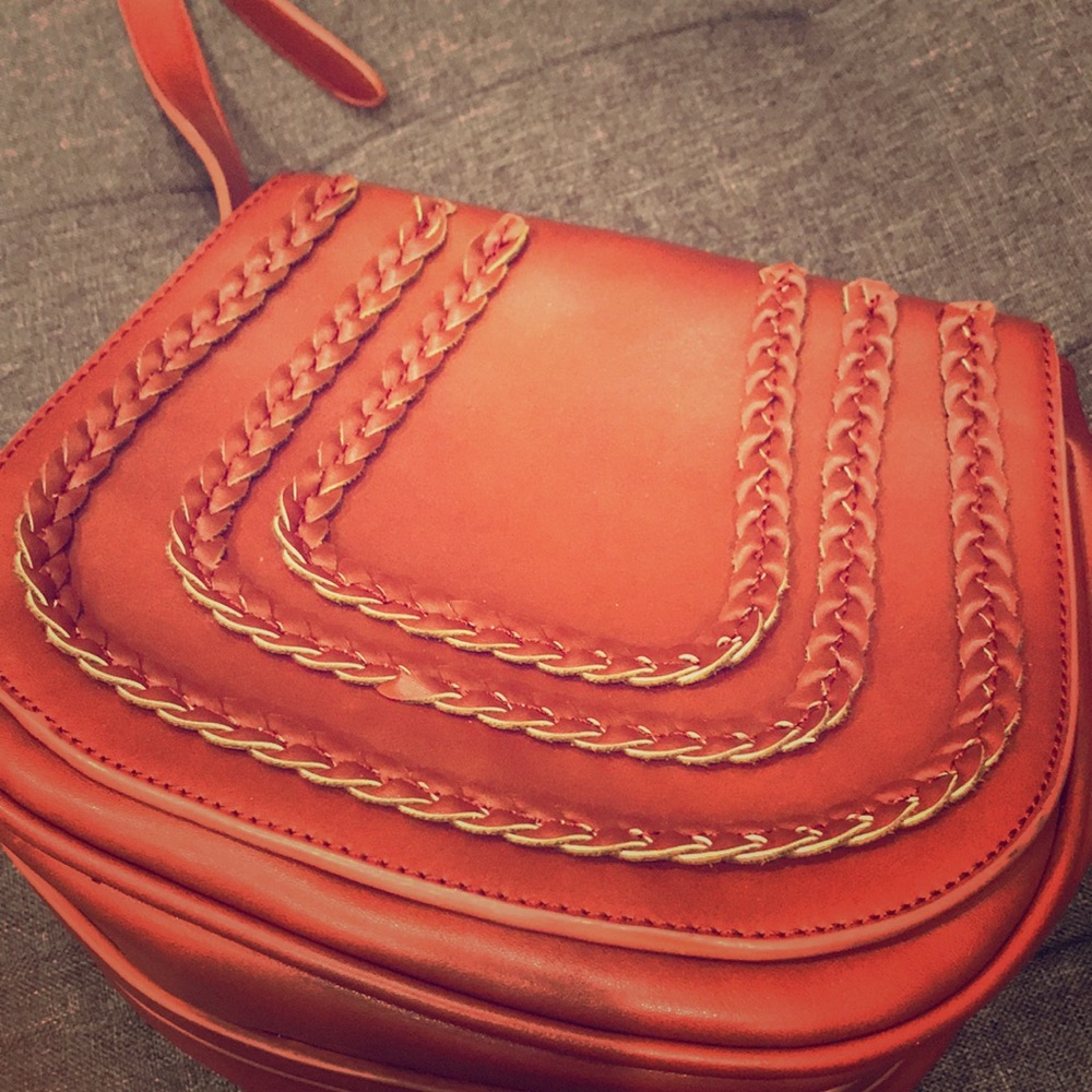 Brown crossbody bag