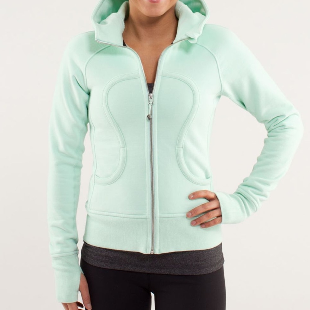 Mint colored Scuba Jacket