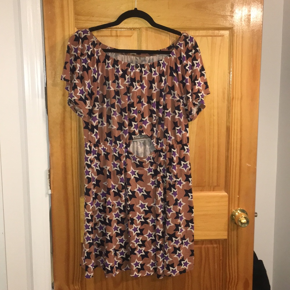 ASOS Skater Dress with Cut Out