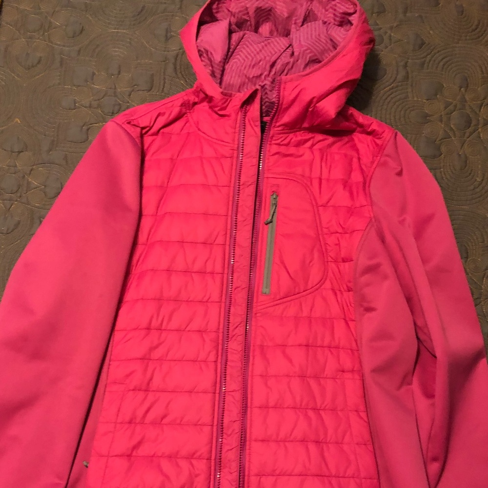 Under Armor pink puffer jacket