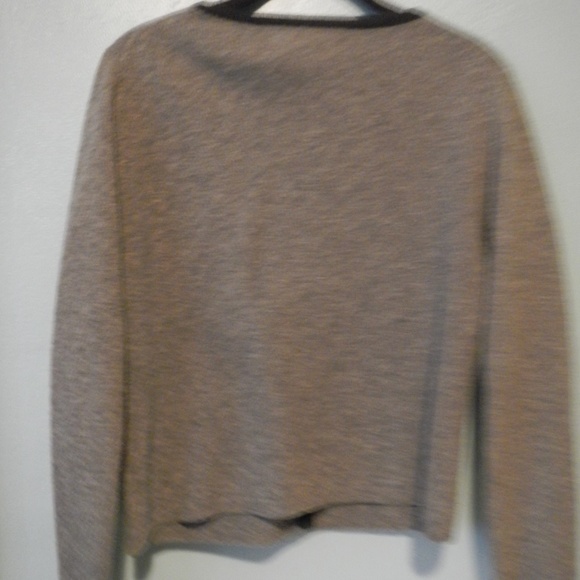 Gray wool embellished cardigan - Picture 3 of 4