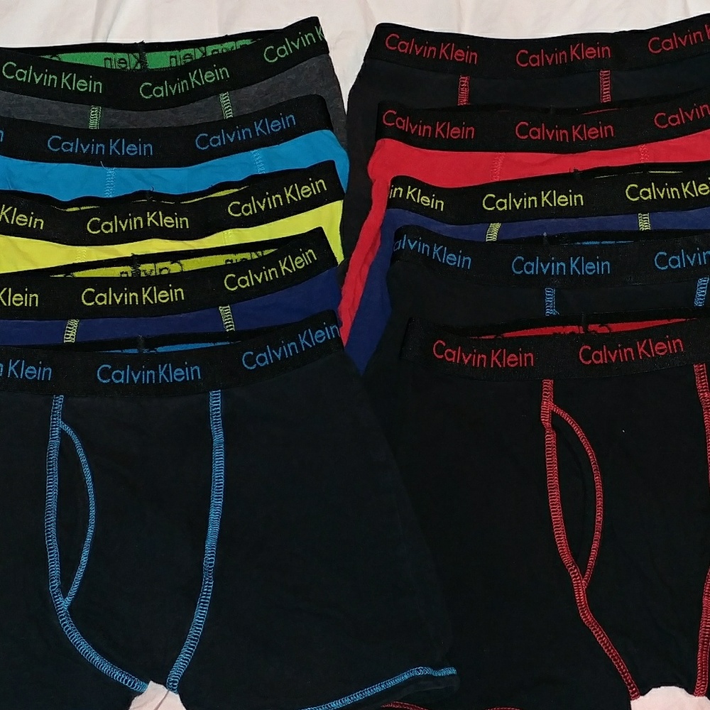 10 pairs Calvin Klein boxer briefs Small