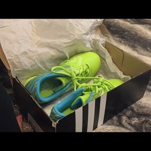 New Adidas Speedkick shoes bright green sz 7