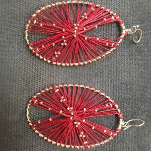 Chan Luu red earrings