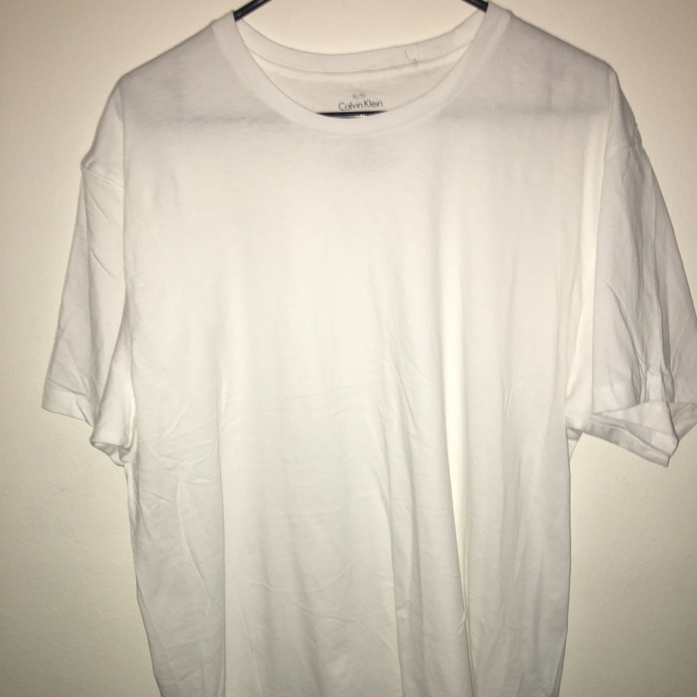 White Calvin Klein shirt for men