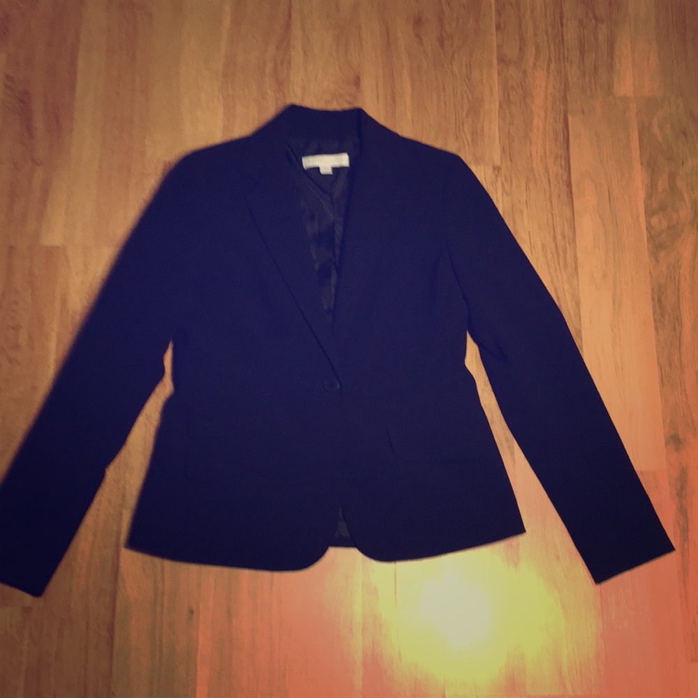 Ny and co stretch black blazer, size 4